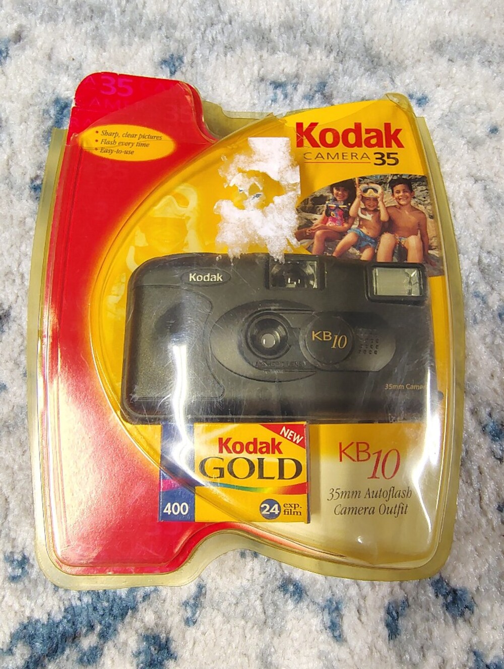 Kodak KB10 New Open Box 35MM Film Camera With Roll Of Film.